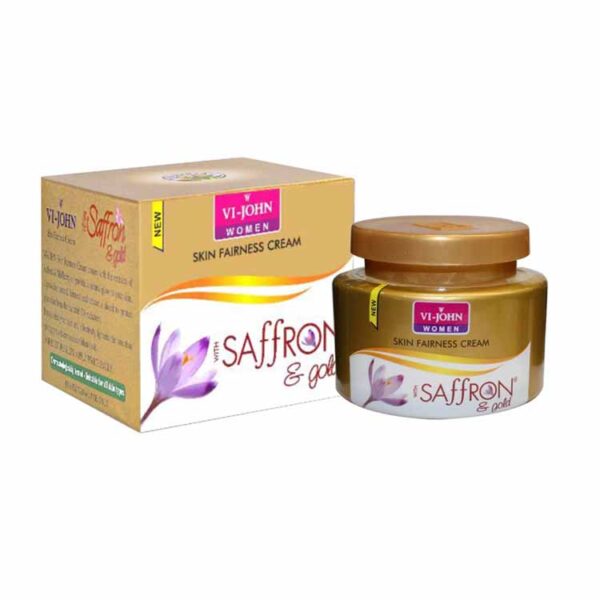 VI- JOHN Women Saffron Fairness Cream- Gold  50g