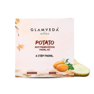 Glamveda Potato Anti Pigmentation Facial Kit | 6 Steps Facial