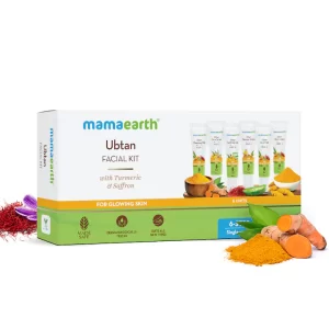 Ubtan Facial Kit with Turmeric & Saffron for Glowing Skin – 60 g