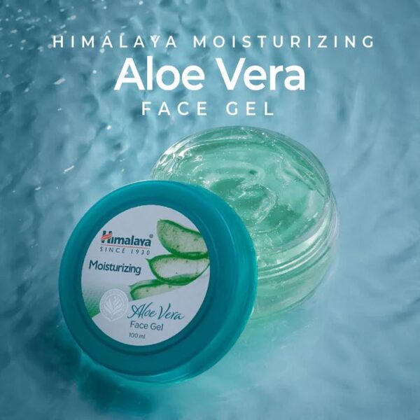 Himalaya Moisturizing Aloe Vera Face Gel 100ml - Image 2