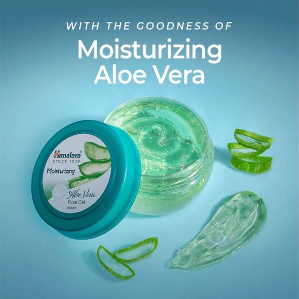 Himalaya Moisturizing Aloe Vera Face Gel 100ml - Image 3