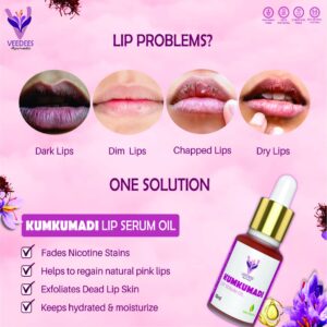 Kumkumadi Lip Serum Oil  10ml