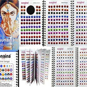 SUNAINA  Spiral DOUBLESHADE Multicolour Bindi Book