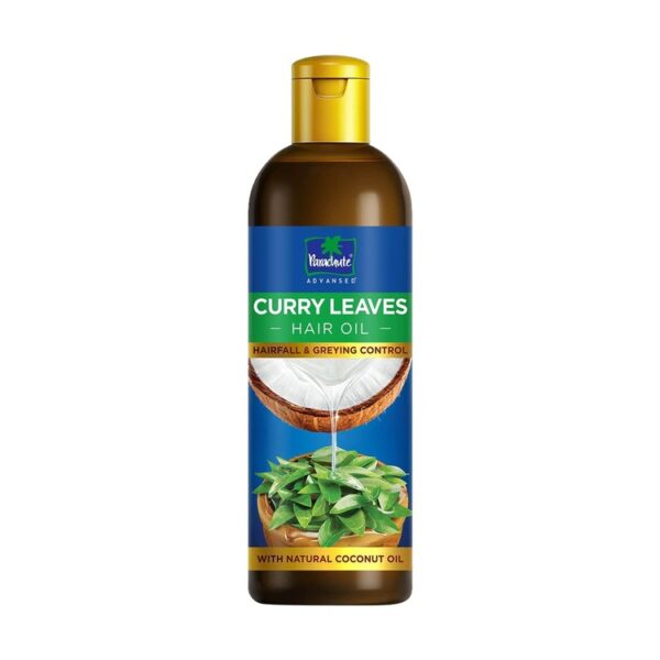 Parachute Advansed Curry Leaves Hair Oil - With Natural Coconut Oil & Vitamin E - 200ml