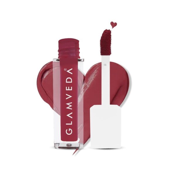 Glamveda Matte Mini Liquid Lipstick (Cherry Kiss - 029) 1.2ml