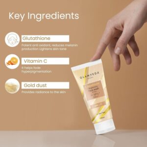 Glamveda Glutathione 24k Gold Face Wash 100 ml