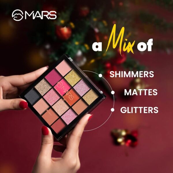 MARS 16-Color Eyeshadow Palette (Shade-03) - Image 5